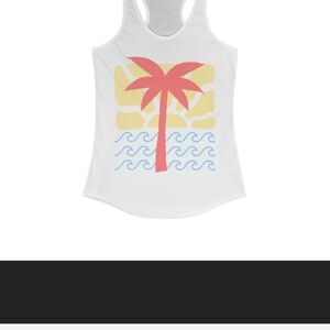 Women's racetrack summer tank top